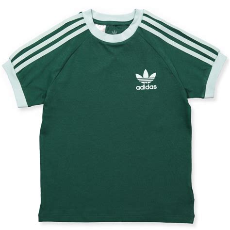 adidas shirt wit met groen|T.